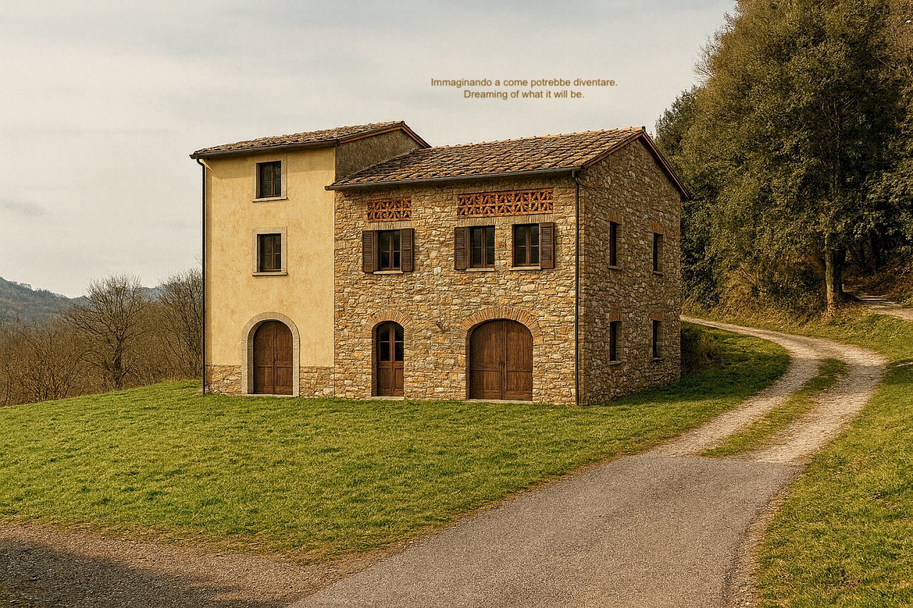 Stone house for sale to be renovated.png - Casale via di villa pardini lucca, Lucca - foto 1