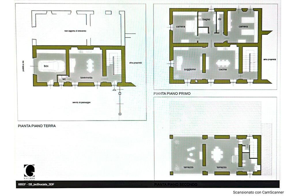 Independent house Cascina Bruciata, San Benigno Canavese - floor plans 1