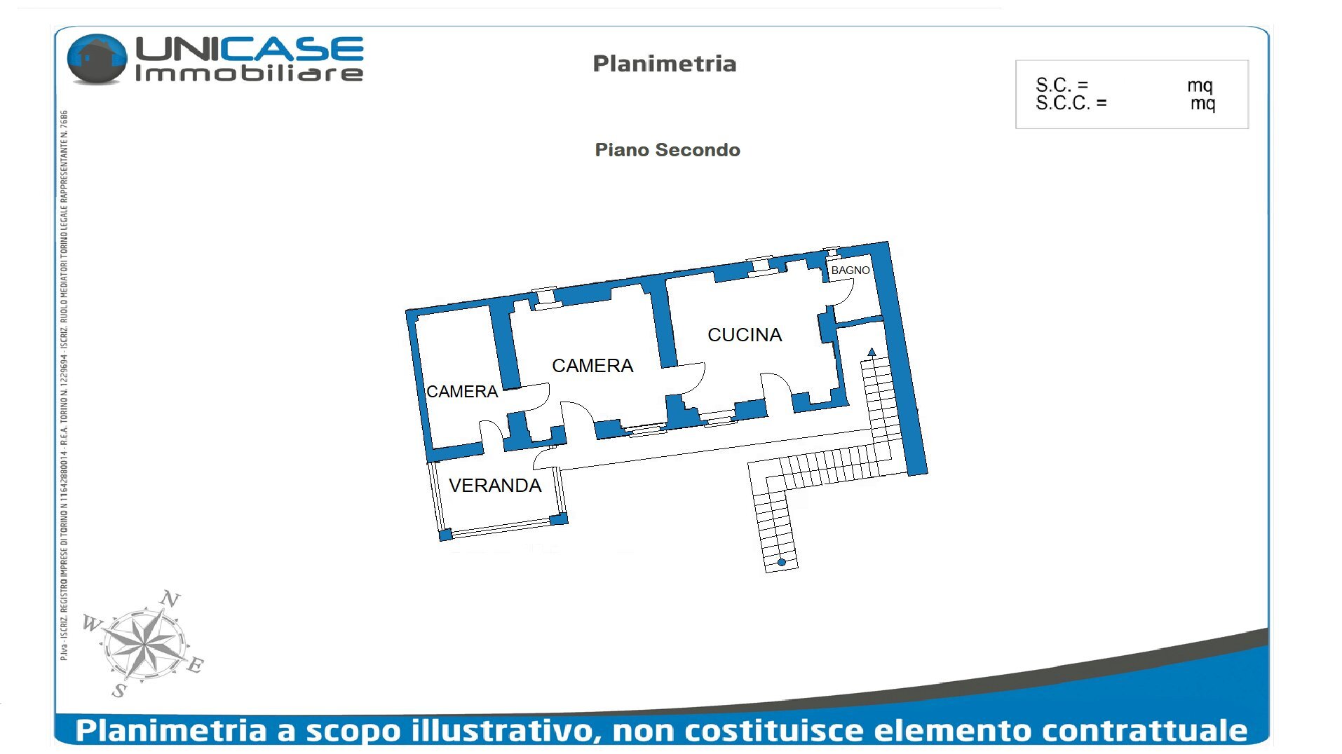 planimetria  - Trilocale Stradale Torre Pellice, 112, Bricherasio - planimetria 1