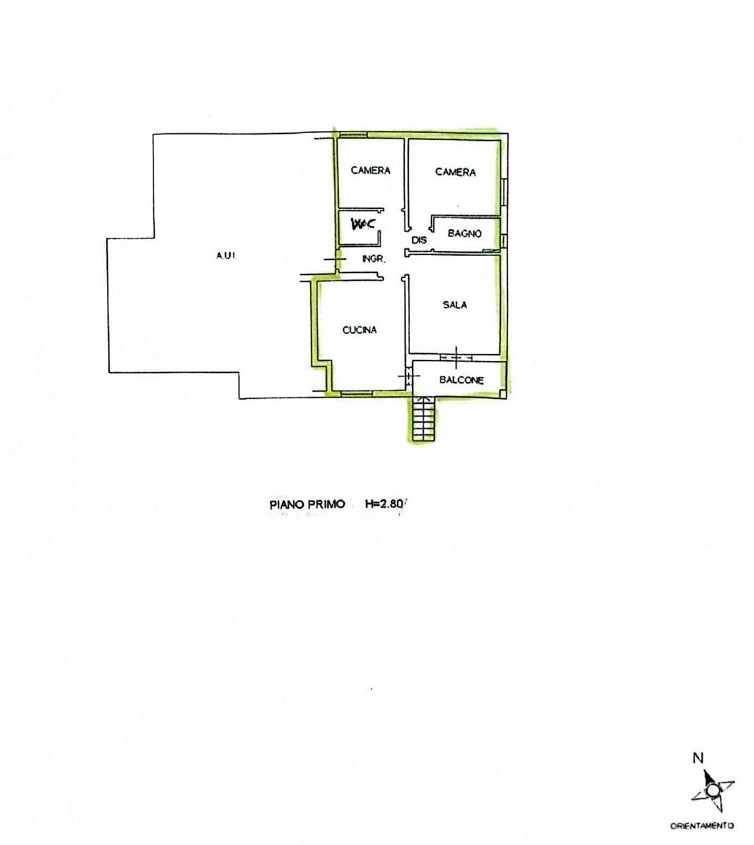 Appartamento Massa Lombarda - planimetria 1