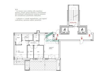 planimetria quotata - Appartamento Via Giuseppe Sangiorgi 1b, Bari - foto 12