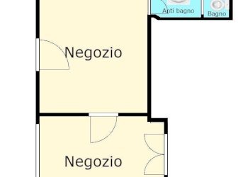 Planimetria - Negozio via Donghi, 93, Genova (zona Marassi) - foto 35