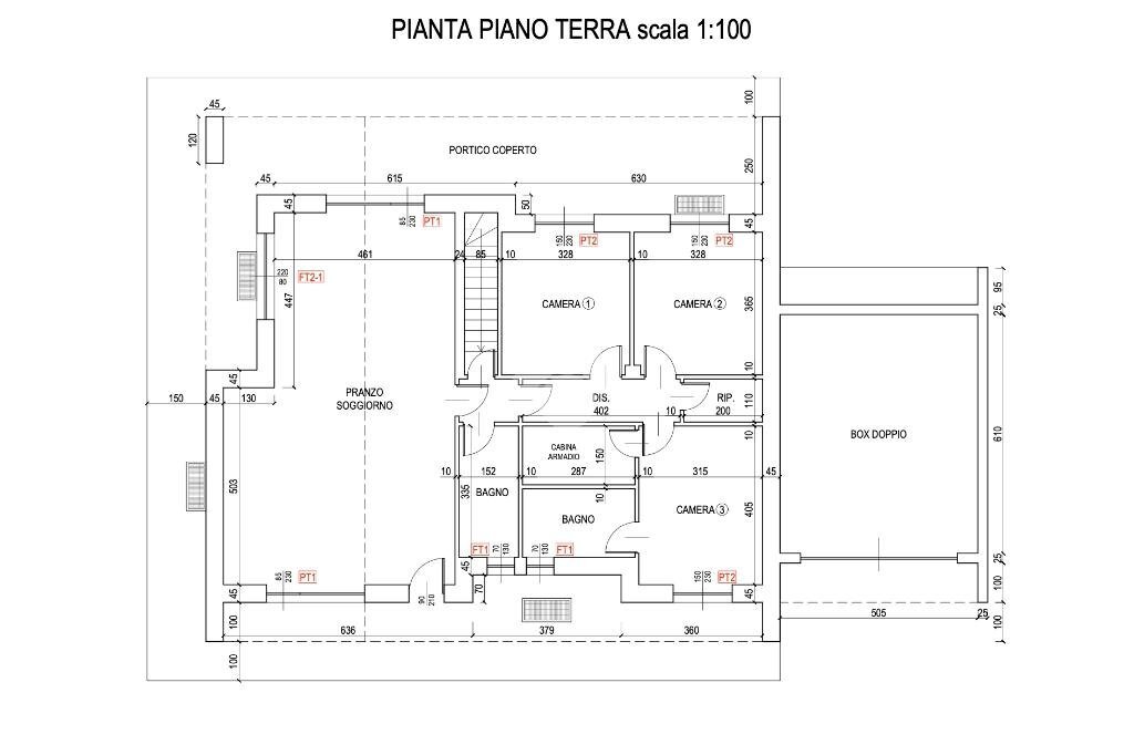 Villa Via San Maurizio, Borgaro Torinese - planimetria 1