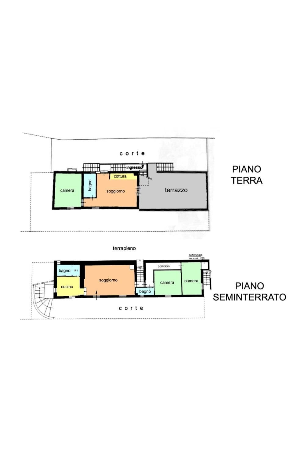 Villa Località Orià, Soldano - planimetria 1