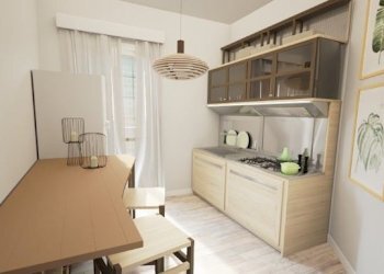 Home staging - cucina - Trilocale Via alla Contrada 18, Albisola Superiore - foto 13
