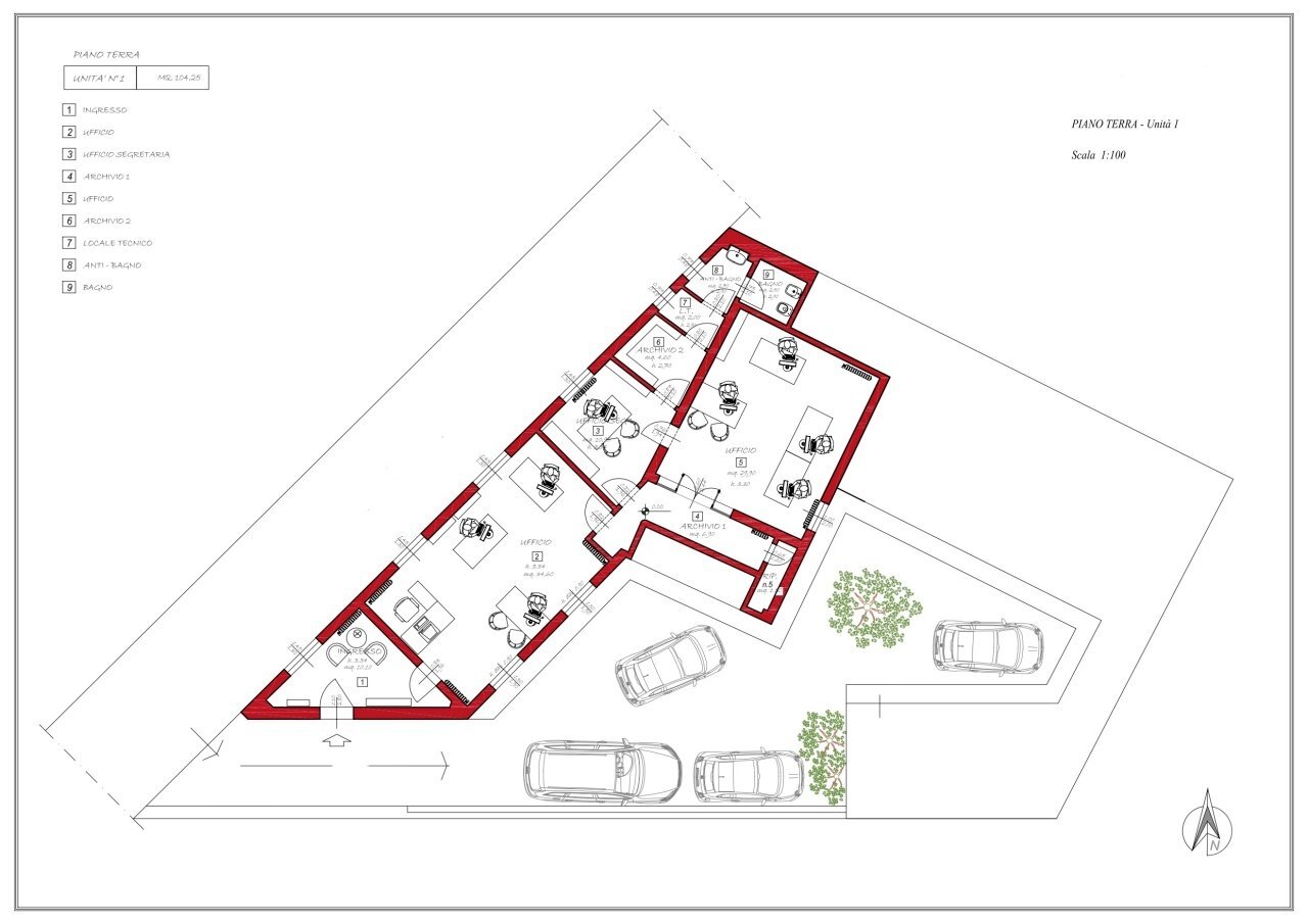 Planimetria.jpg - Ufficio Via Maragliano, Firenze - planimetria 1