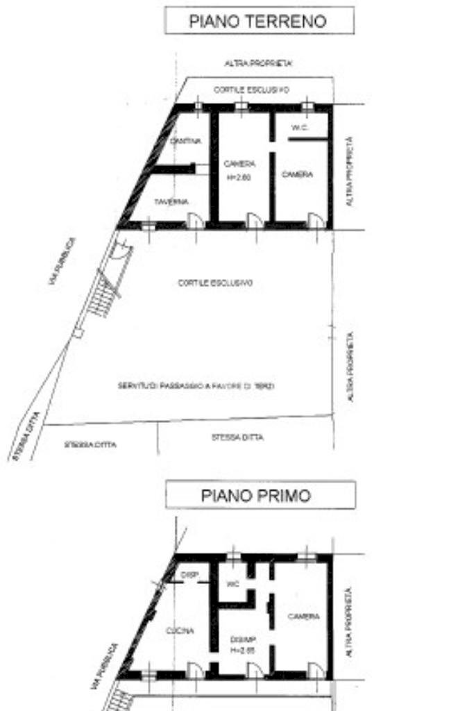 Rustico Frazione mezzi, Settimo Torinese - planimetria 1