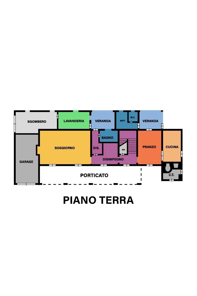 Villa via Cassirano, 52, Forlì - planimetria 1