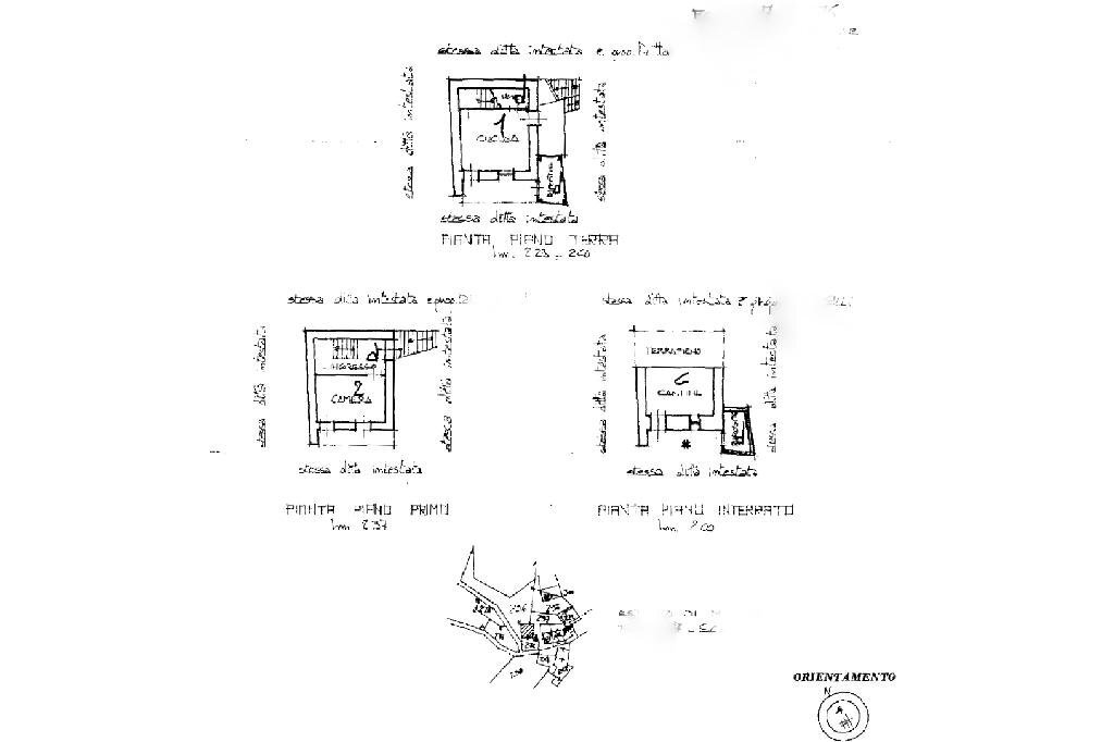 Casa indipendente Borgata Balmas, San Germano Chisone - planimetria 1