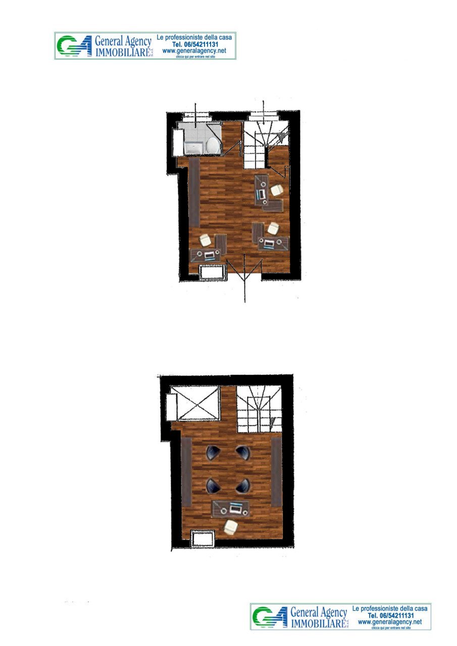 3208 plani siti A COLORI.jpg - Locale Commerciale via Pietro Bonfante 50, Roma - planimetria 1