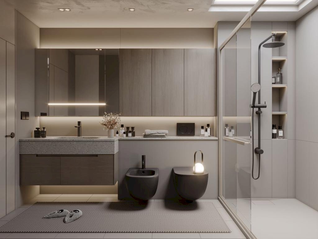 bagno tipo unita 7 8.jpg - Loft Via Ugo Foscolo 6, Torino - foto 3