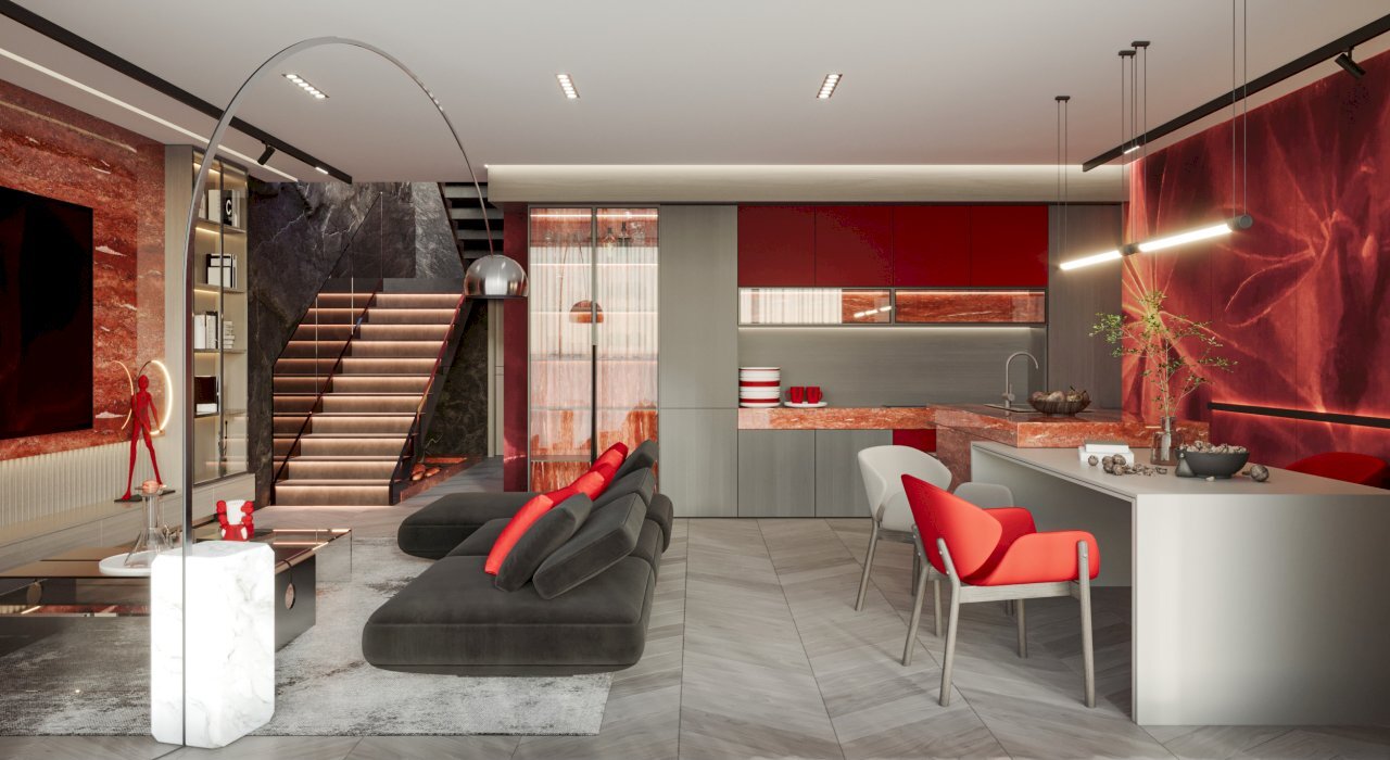 App.01_Soggiorno_Cam07_T02.jpg - Loft Via Ugo Foscolo 6, Torino - foto 3