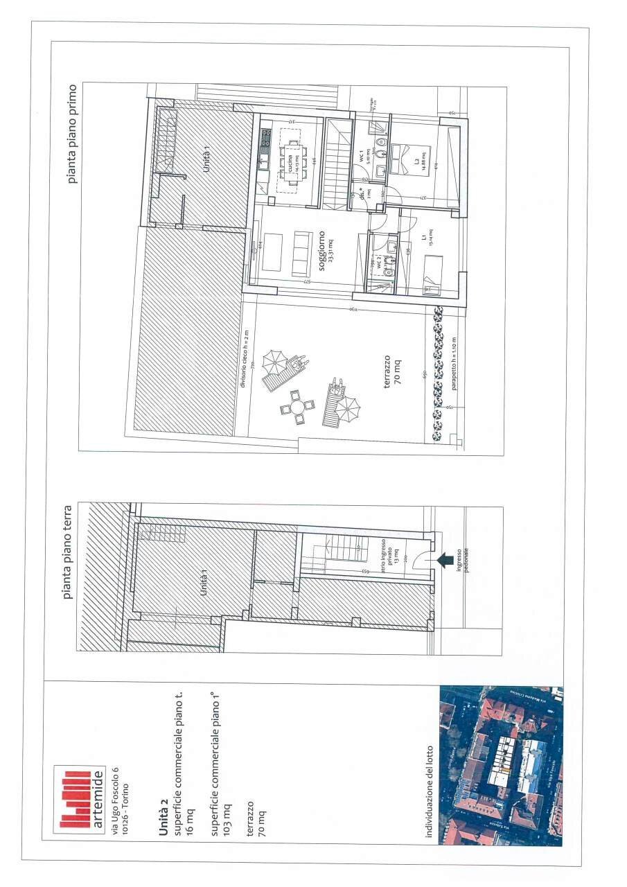 unit 2.jpg - Loft Via Ugo Foscolo 6, Torino - foto 1