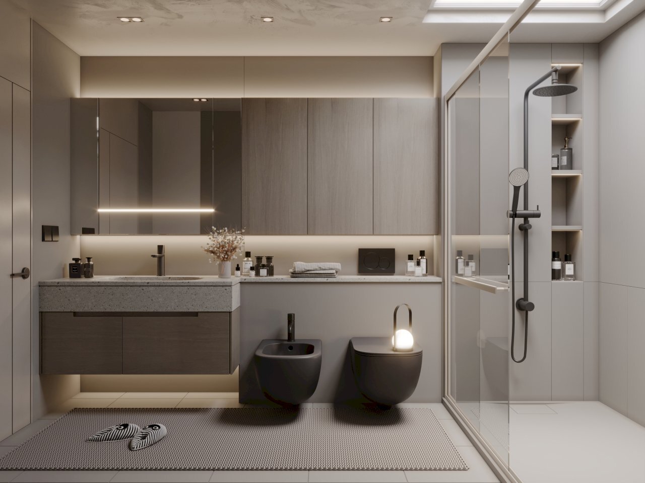 App.01_Bagno01_Cam01_T01.jpg - Loft Via Ugo Foscolo 6, Torino - foto 1