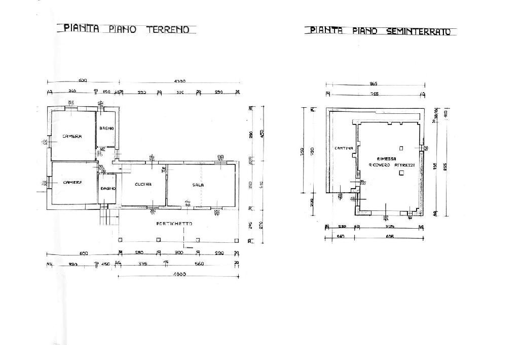 Independent house Regione Santa Libera, Monastero Bormida - floor plans 1