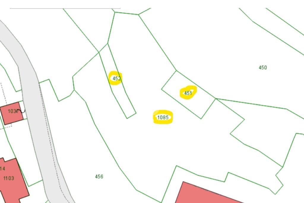 Building land Strada per pietrabruna, Pietrabruna - floor plans 1