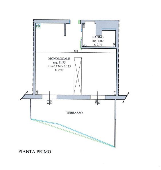 Appartamento Cervia - planimetria 1