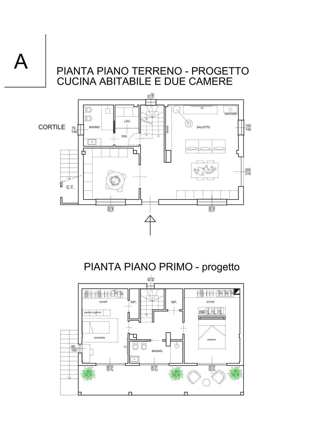 Villa via Umberto I, 210, Rivalta di Torino - planimetria 1