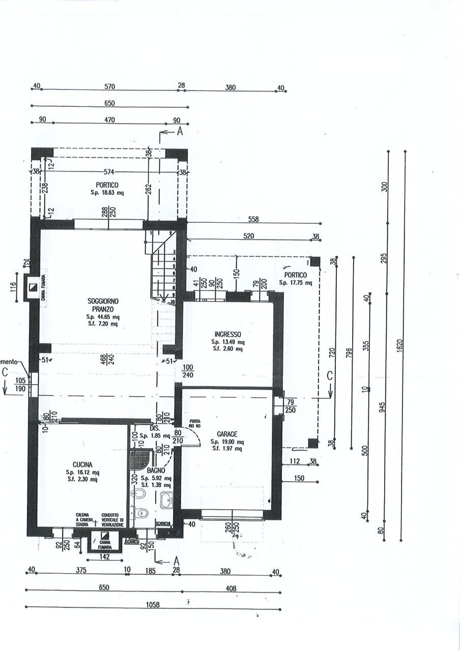 Villa Unifamiliare Canaro - planimetria 1