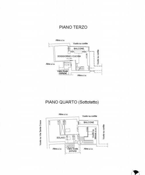 Bilocale Cuneo - planimetria 1