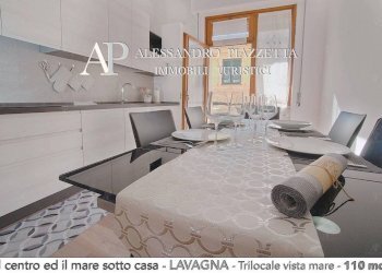 Cucina abitabile con balcone - Trilocale Lavagna - foto 4