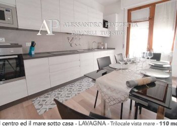 Cucina ampia ed attrezzata - Trilocale Lavagna - foto 8