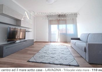 Ampio e luminoso soggiorno - Trilocale Lavagna - foto 13