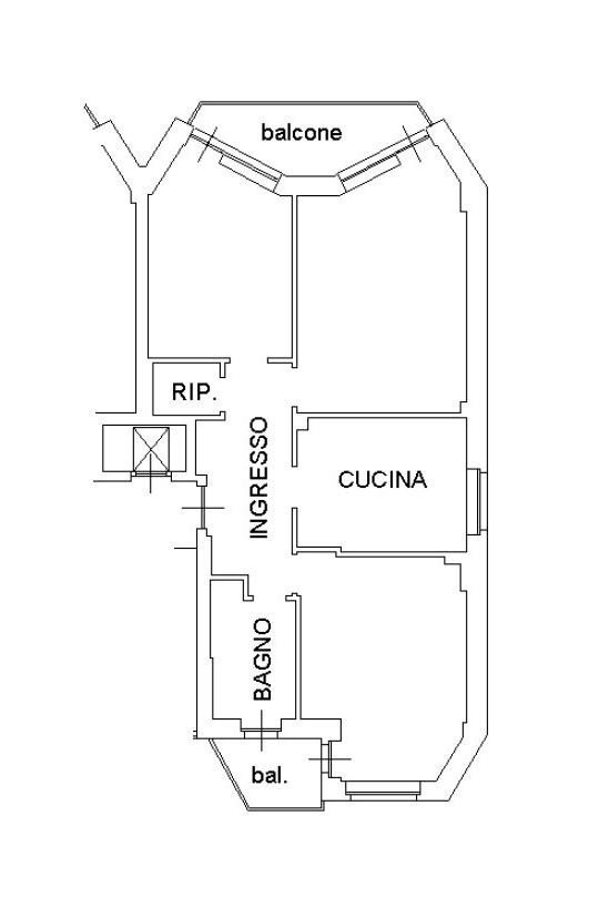Quadrilocale via 1 Alpini, 9, Mondovì - planimetria 1