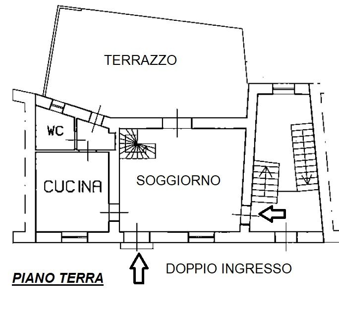 Independent house Via Savigliano 17 Costigliole Saluzzo (CN) Italy, Costigliole Saluzzo - floor plans 1