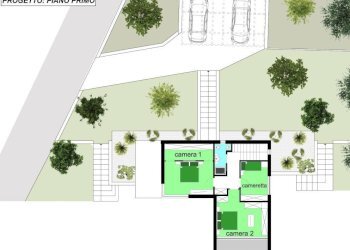 pianta piano primo - Terreno edificabile strada Vallegrande, Ospedaletti - foto 12