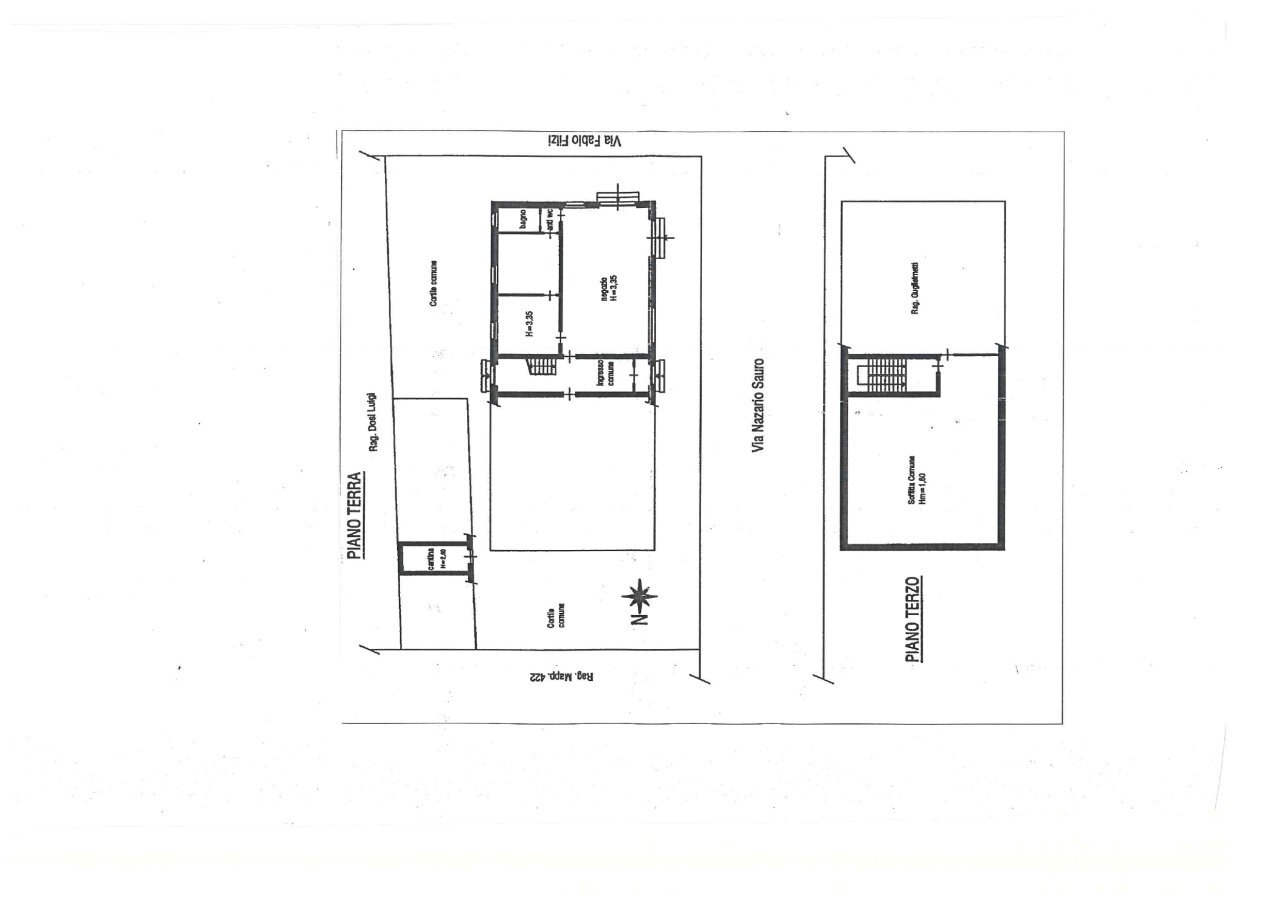 Planimetria - Locale Commerciale Via Nazario Sauro 5A, Castel San Giovanni - foto 1