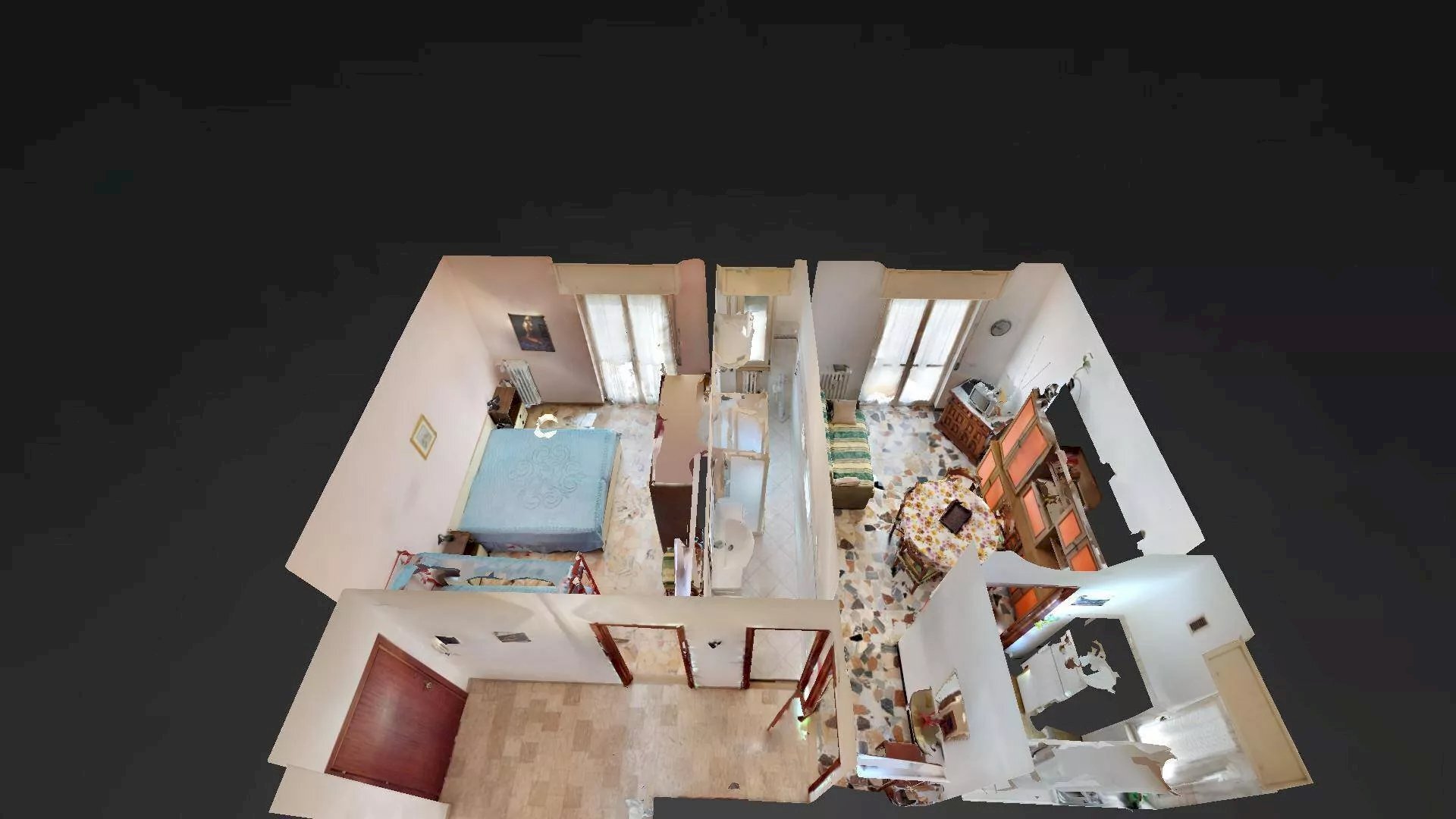 disposizione interna - Bilocale Via Parioli 11., Borghetto Santo Spirito - foto 1