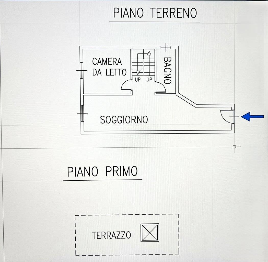 Bilocale via Luigi Nuvoloni, Sanremo - planimetria 1