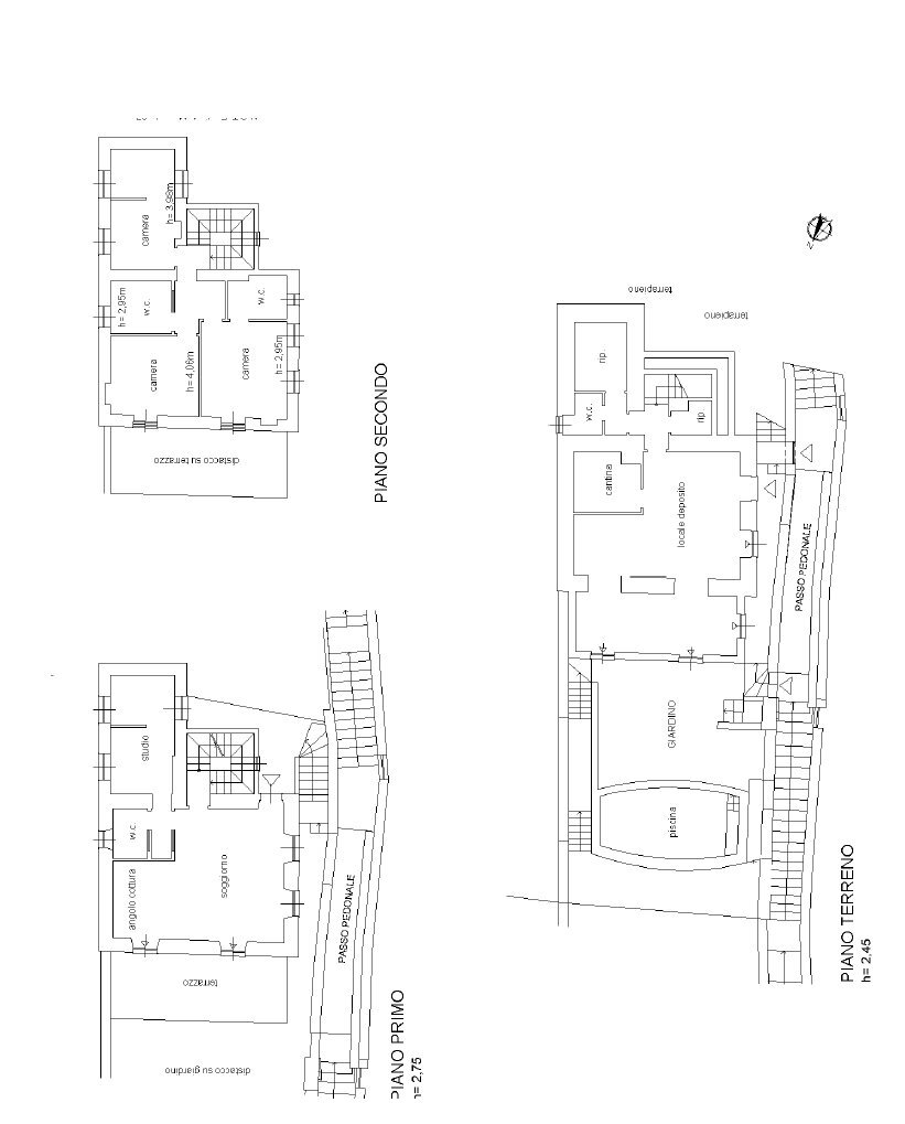 stralcio planimetrico ruta.png - Independent house Via San Giacomo 17, Camogli - floor plans 1