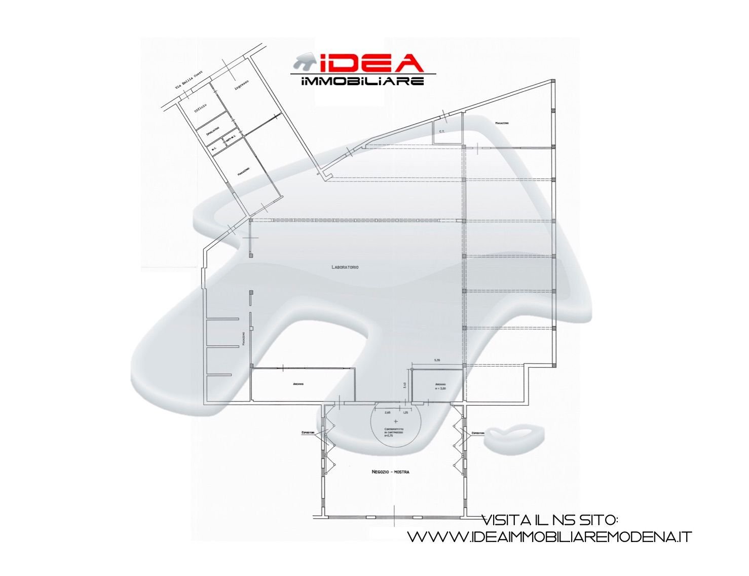 Capannone viale Gaetano Storchi, 21, Modena - planimetria 1