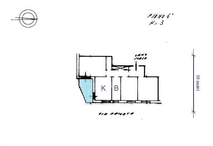 Appartamento via Posalunga, 34, Genova (zona Borgoratti) - planimetria 1