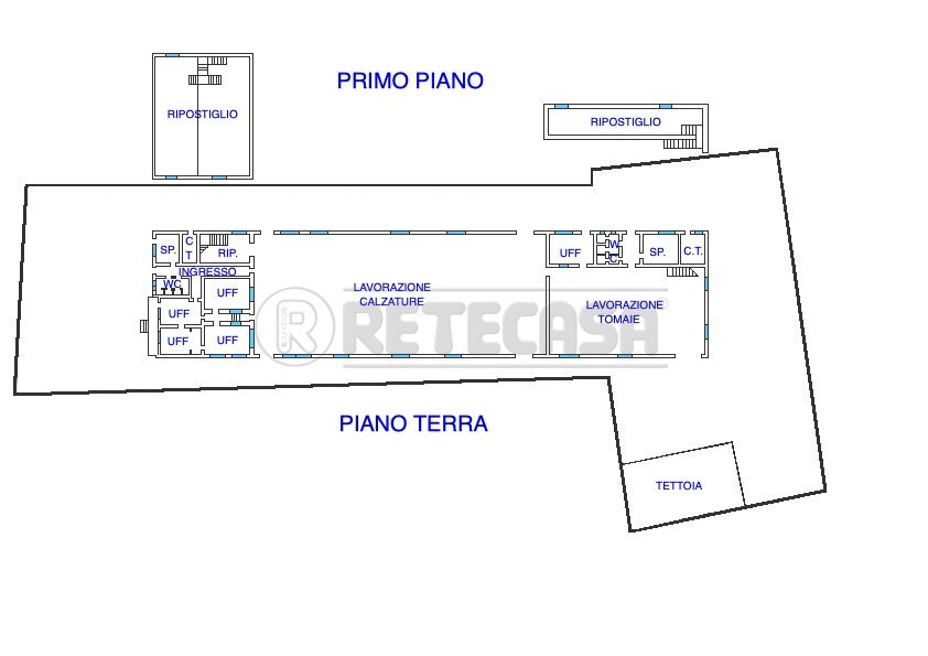 PLANIMETRIA - Locale Commerciale Via Trieste 51, Gonars - planimetria 1