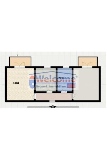 Two-room apartment via Alcide De Gasperi, 39, Lainate - floor plans 1