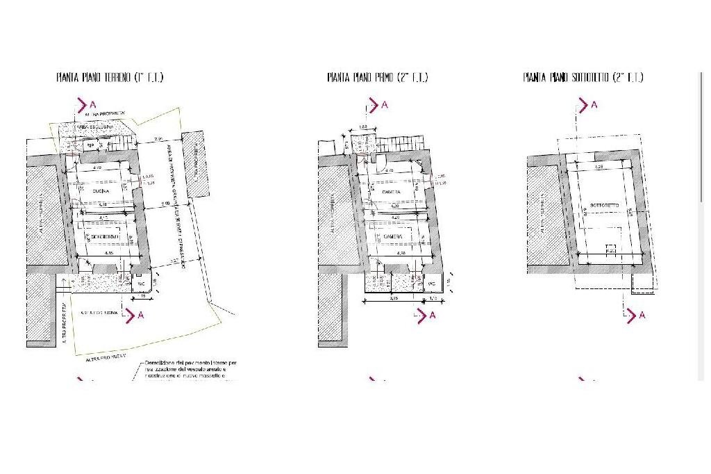 Rustic Borgata Tunin, Giaveno - floor plans 1