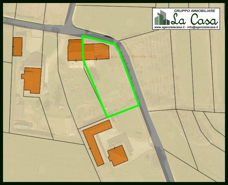 Mappa - Cascina via Circonvallazione Savi, 2, Villanova d'Asti - planimetria 1