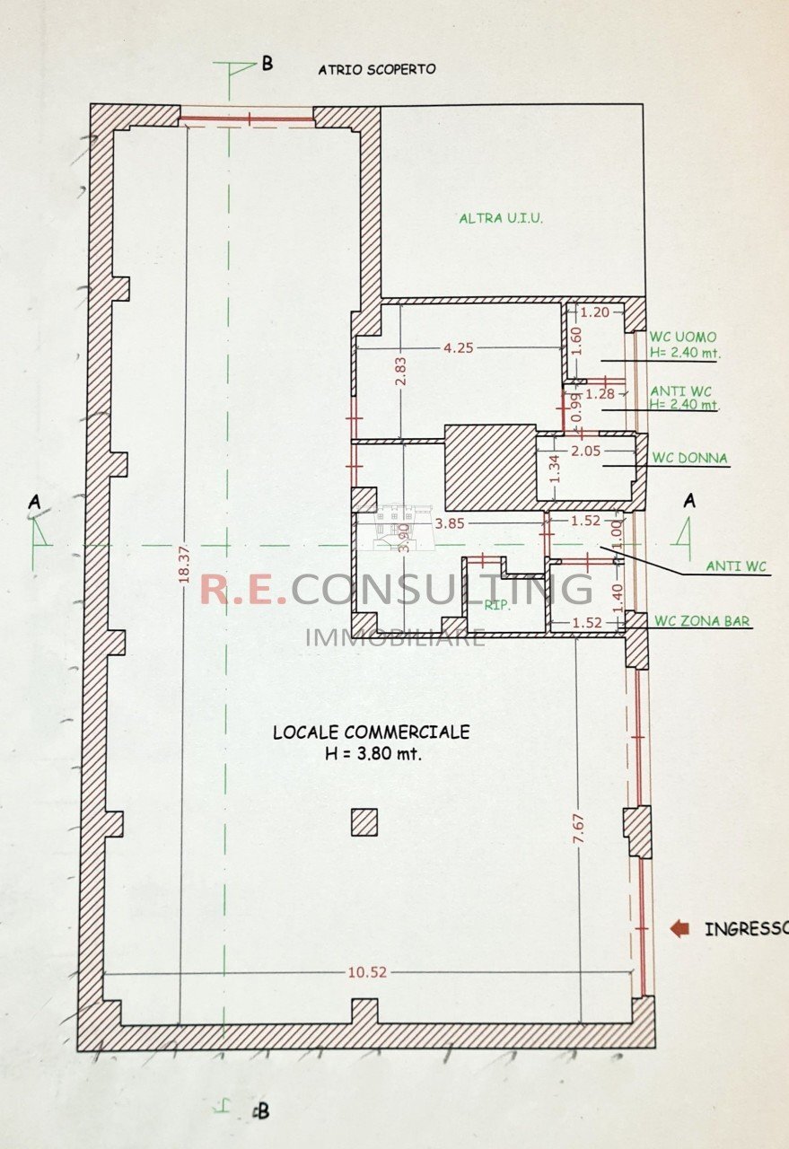 Locale Elena .jpg - Locale Commerciale Viale Europa 33, Martina Franca - planimetria 1