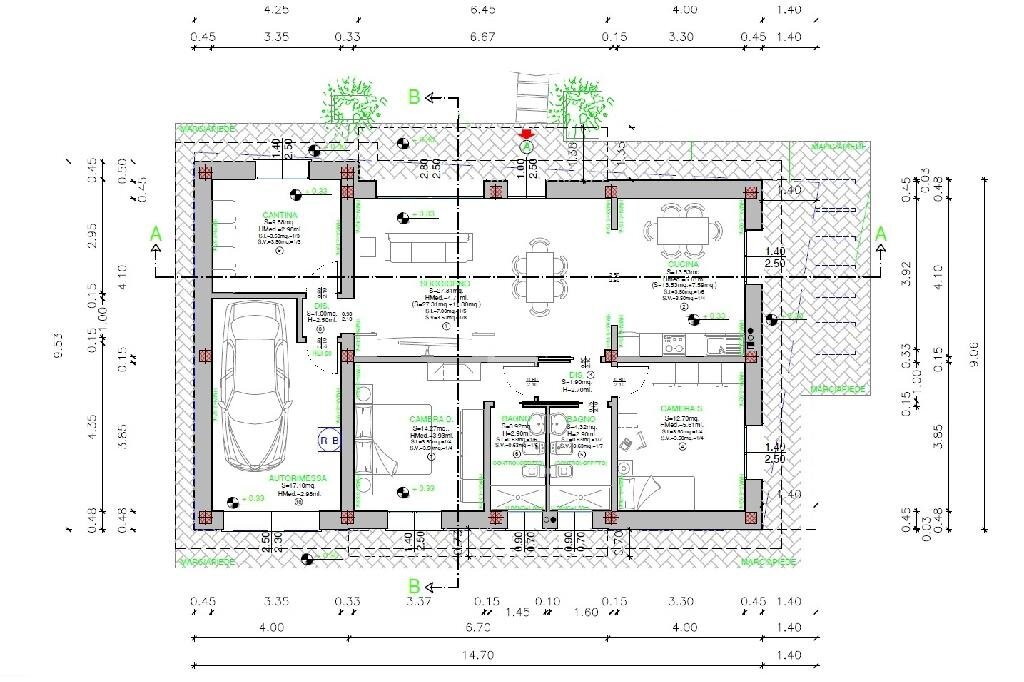 Villa Via San Donato, Granarolo dell'Emilia - planimetria 1