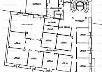 plan - Office via Gabriele Camozzi, Bergamo - photo 3