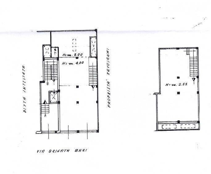 via brigata.jpg - Commercial Premises Via Brigata Bari 140, Bari - floor plans 1