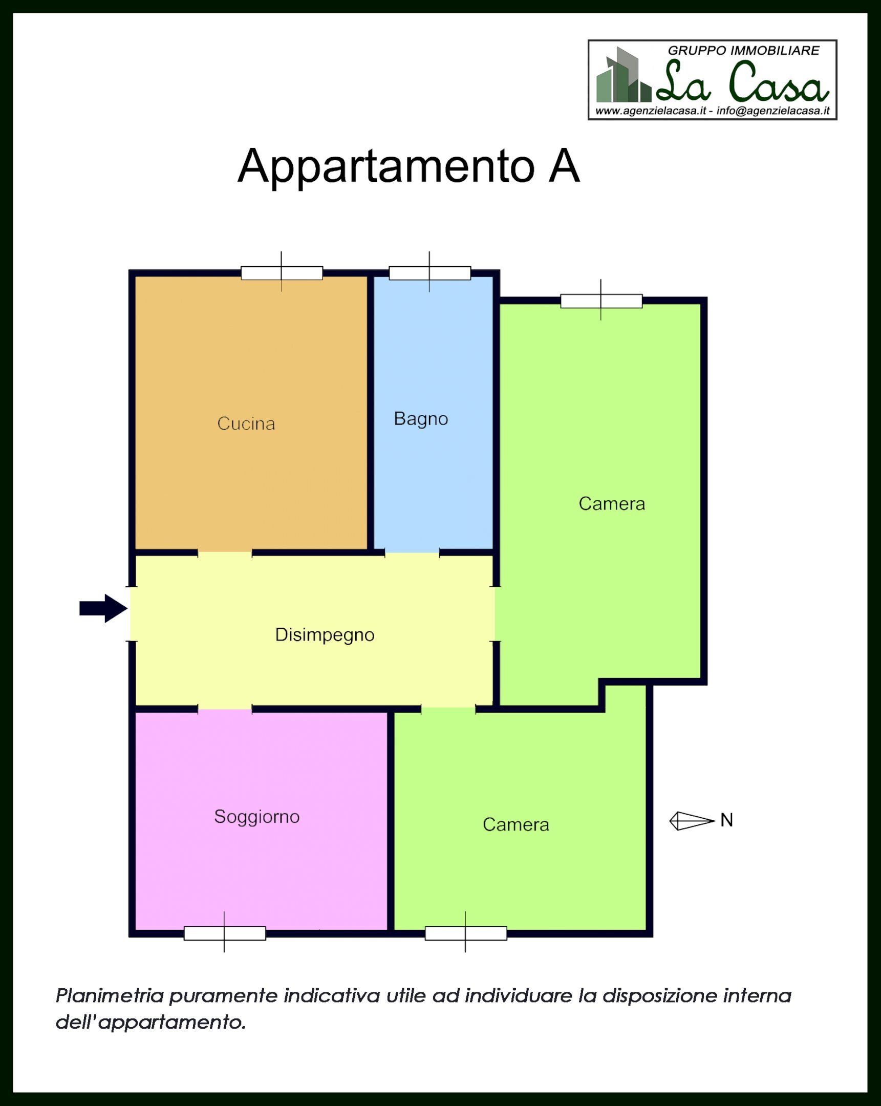 plan - Quadrilocale Strada per Buttigliera, Villanova d'Asti - planimetria 1