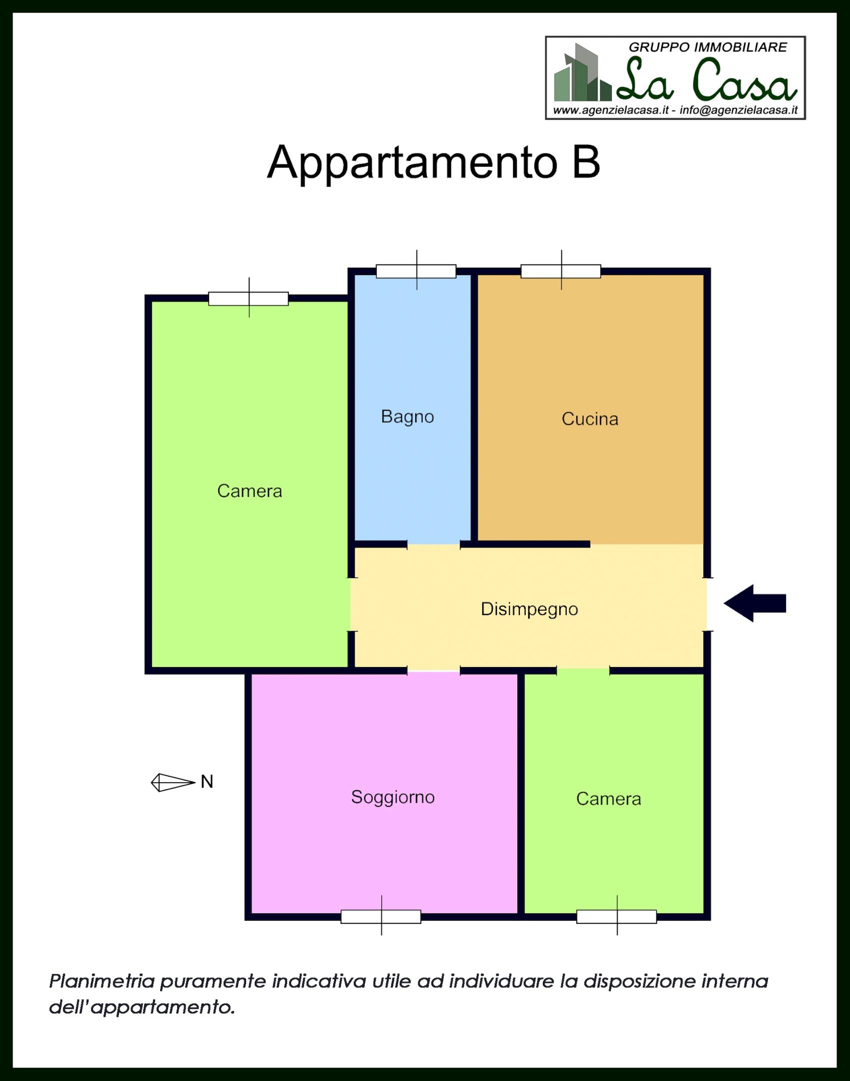 plan - Quadrilocale Strada per Buttigliera, Villanova d'Asti - planimetria 1