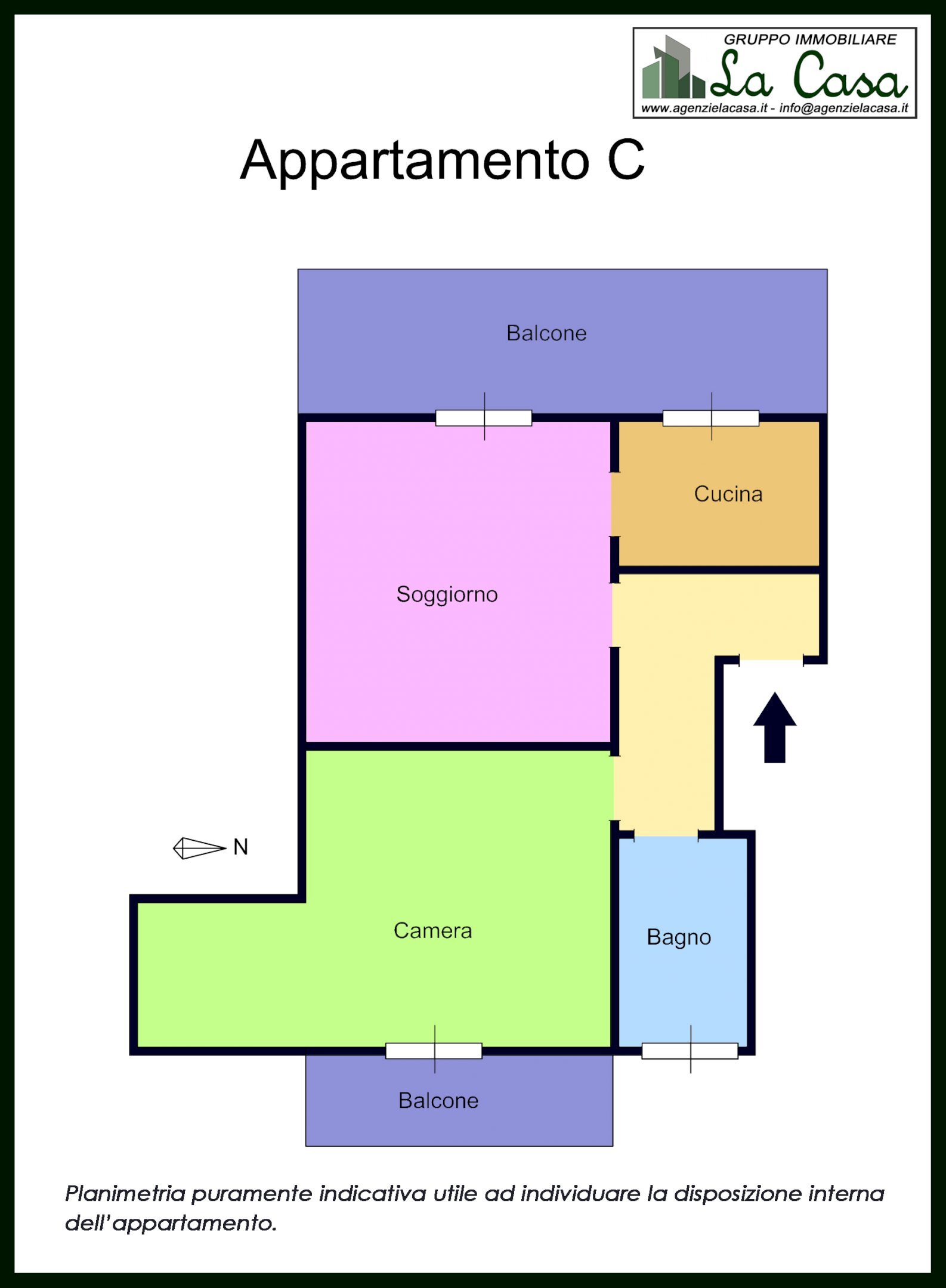 plan - Trilocale Strada per Buttigliera, Villanova d'Asti - planimetria 1