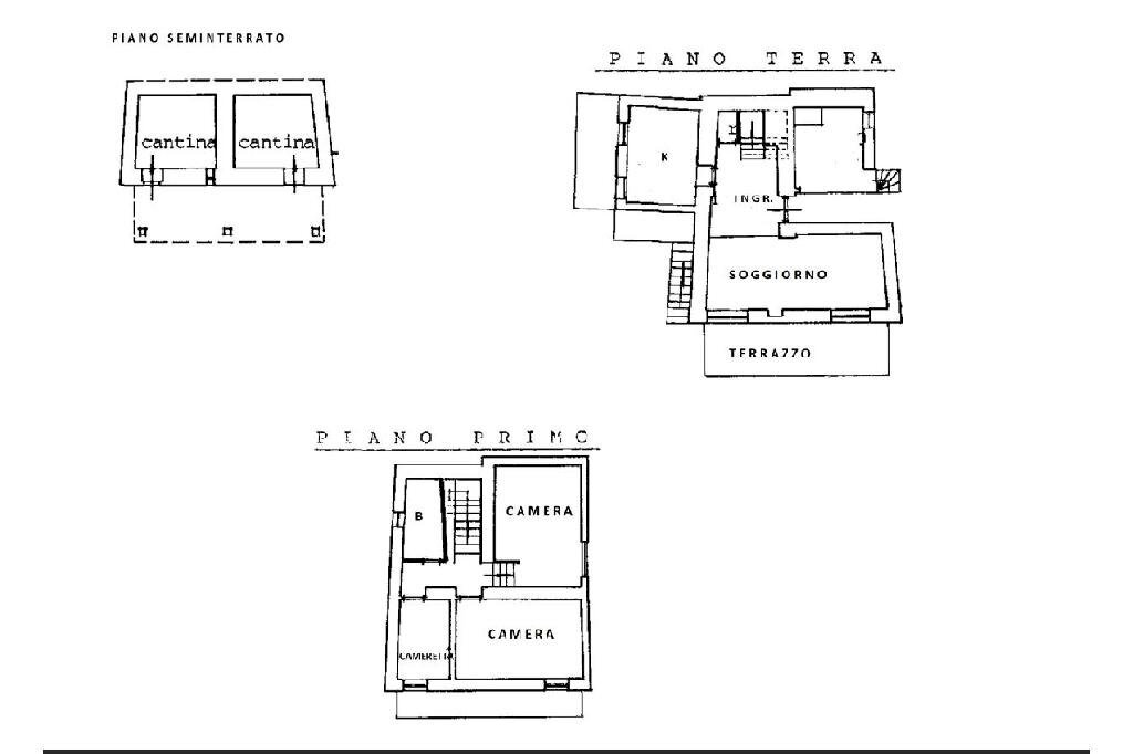 Casa indipendente Strada Suseneo Superiore, Sanremo - planimetria 1