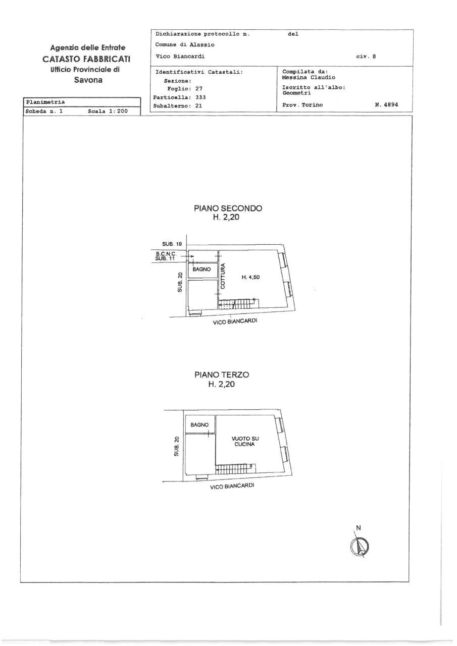 SBroker Imm24092709210.jpg - Appartamento Vico Biancardi 8, Alassio - planimetria 1