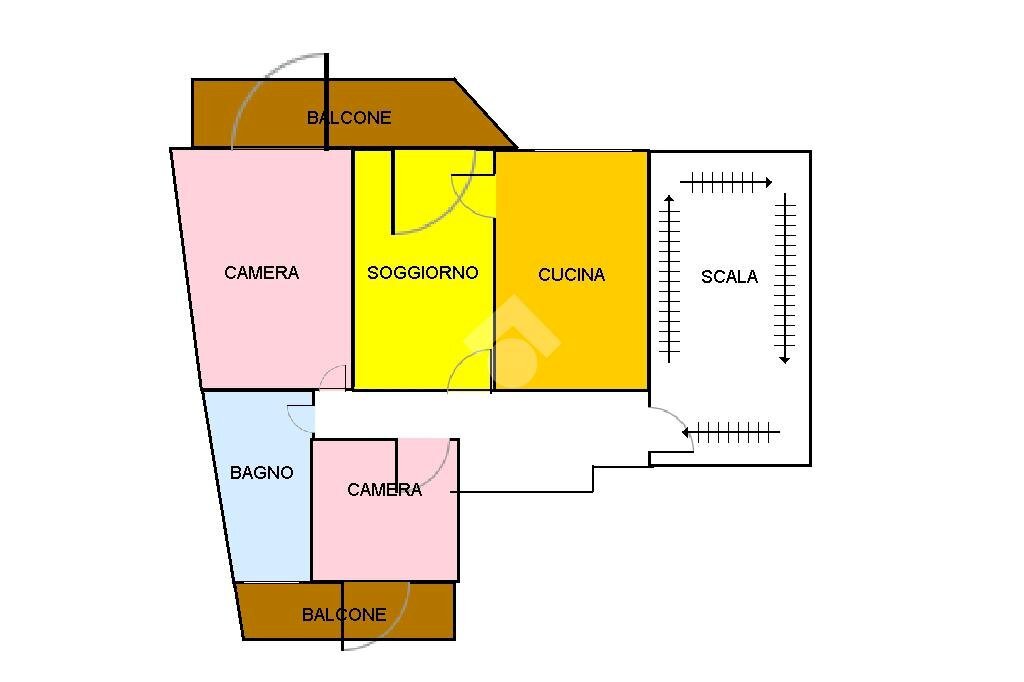 Four-room apartment Corso nazioni unite, Ciriè - floor plans 1